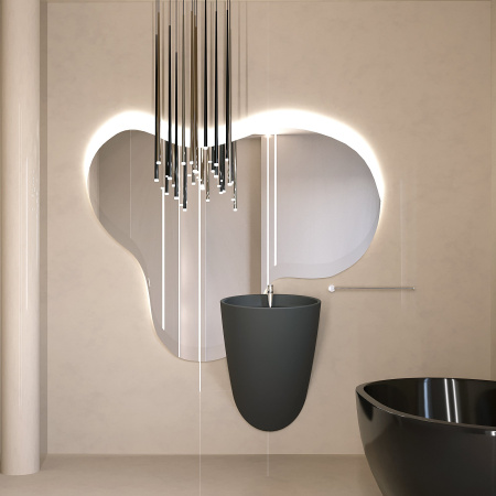 Раковина подвесная Ambassador Queen 116T20202 (535х465х765) черная